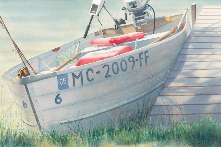 I'd Rather Be Fishing by Diana Miller-Pierce wall art