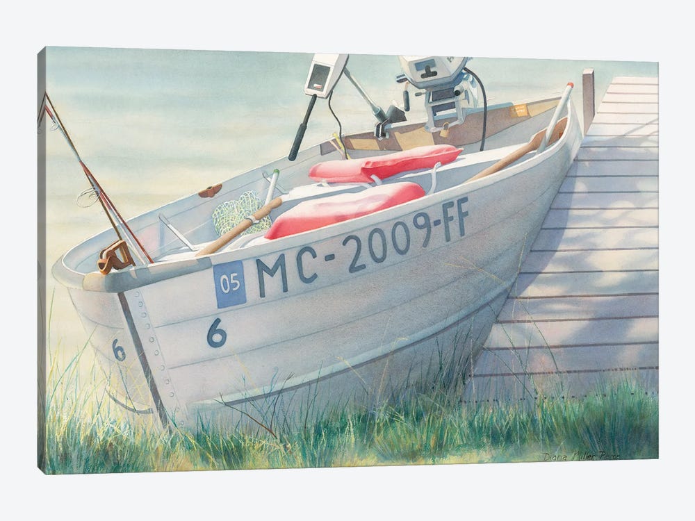 I'd Rather Be Fishing by Diana Miller-Pierce 1-piece Canvas Wall Art