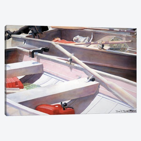 In For Lunch-Boat Canvas Print #DMP50} by Diana Miller-Pierce Art Print