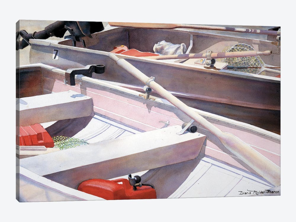 In For Lunch-Boat by Diana Miller-Pierce 1-piece Canvas Artwork