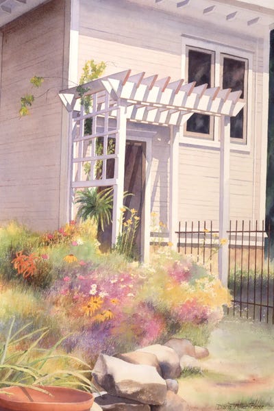 Out The Back Door by Diana Miller-Pierce art print