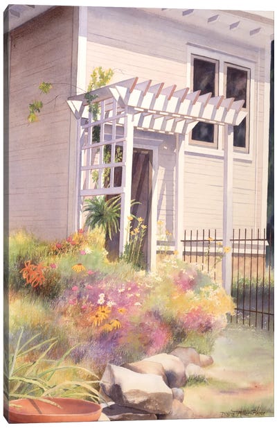 Out The Back Door Canvas Art Print - Diana Miller-Pierce