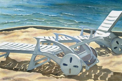 Out To Lunch-Beach by Diana Miller-Pierce art print