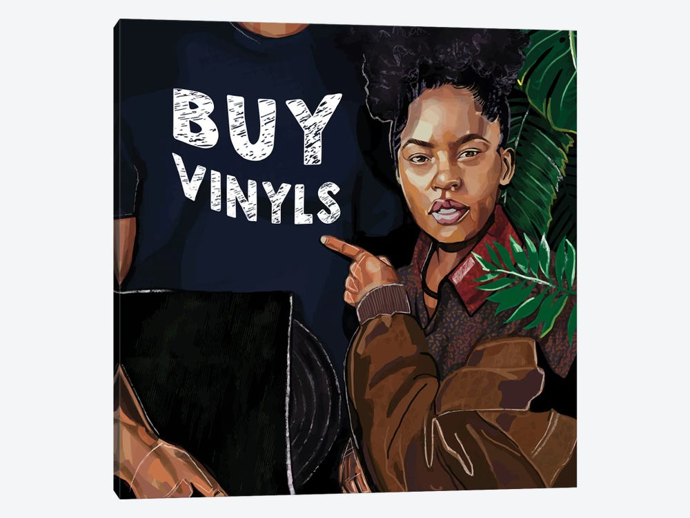Buy Vinyls by Domonique Brown 1-piece Art Print