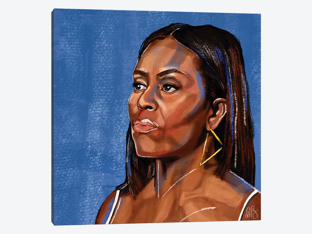 Obama by Domonique Brown 1-piece Canvas Art Print
