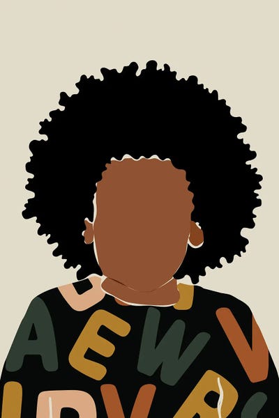 Women's Tops: Baby Fro by Domonique Brown