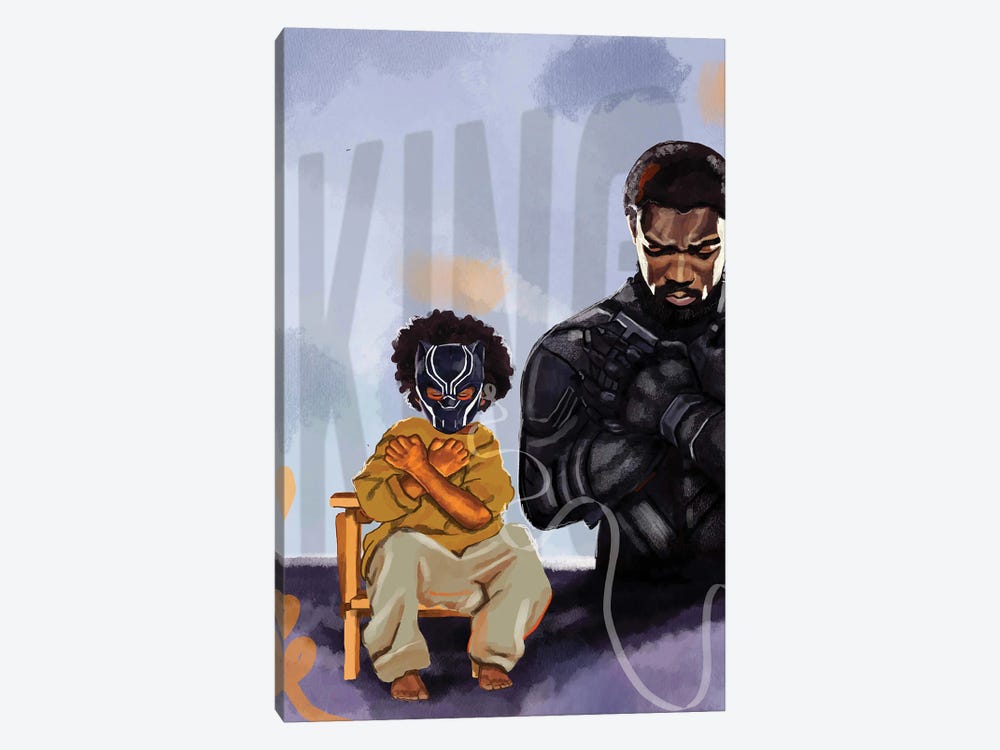 Black Panther by Domonique Brown 1-piece Canvas Art