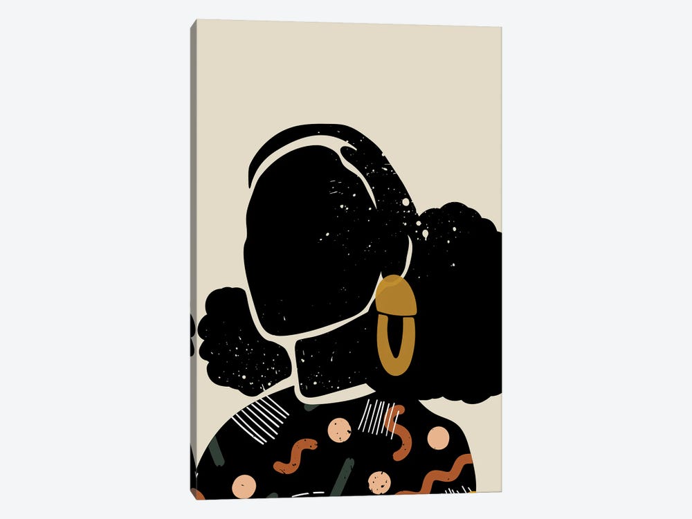 Black Hair IV by Domonique Brown 1-piece Art Print