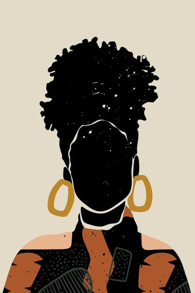Domonique Brown: Black Hair No. 14 by Domonique Brown