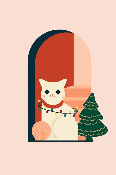 Domonique Brown: Christmas Cat by Domonique Brown