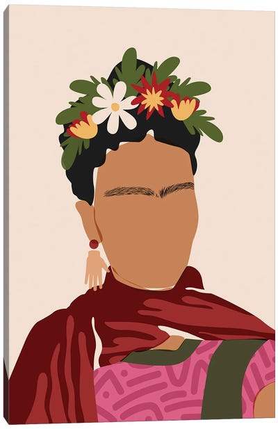 Frida Kahlo Canvas Art Print - Mexican Culture