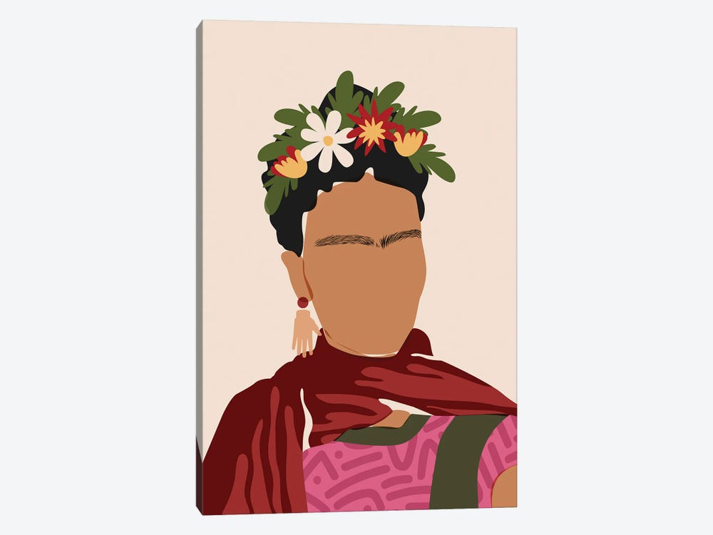 Frida Kahlo by Domonique Brown 1-piece Canvas Art