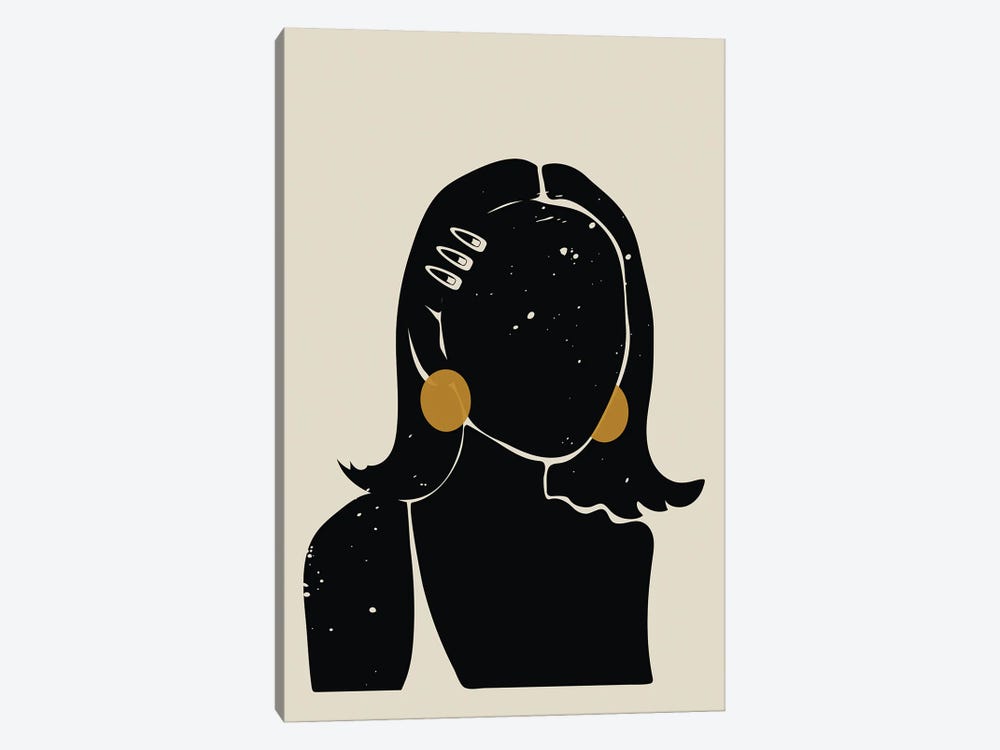 Black Hair No. 16 by Domonique Brown 1-piece Art Print