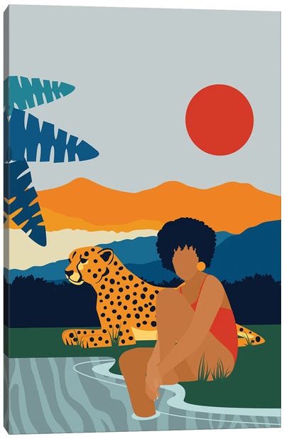 Jungle Boogie Canvas Art Print - Leopard Art