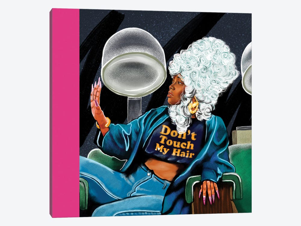 Don't Touch My Hair by Domonique Brown 1-piece Canvas Art Print