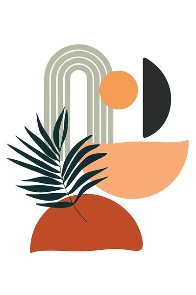 Tropical Living Room: No Blues by Domonique Brown