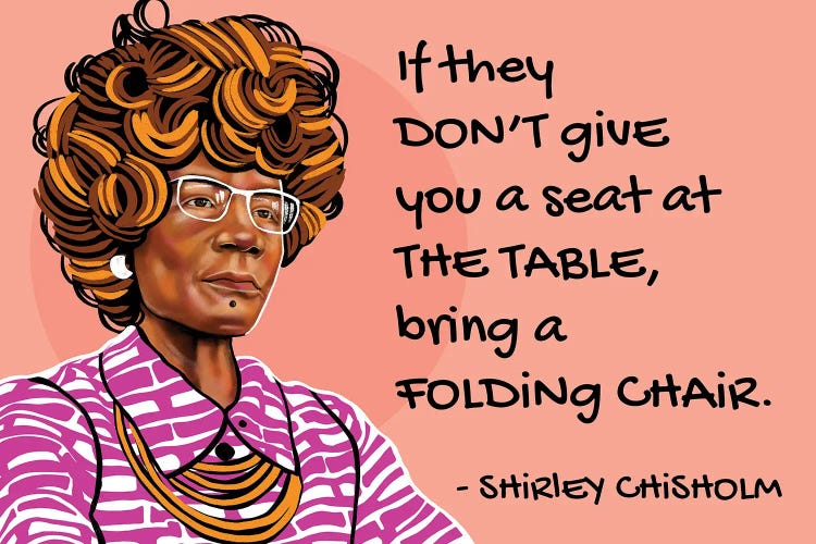 Shirley Chisholm by Domonique Brown wall art