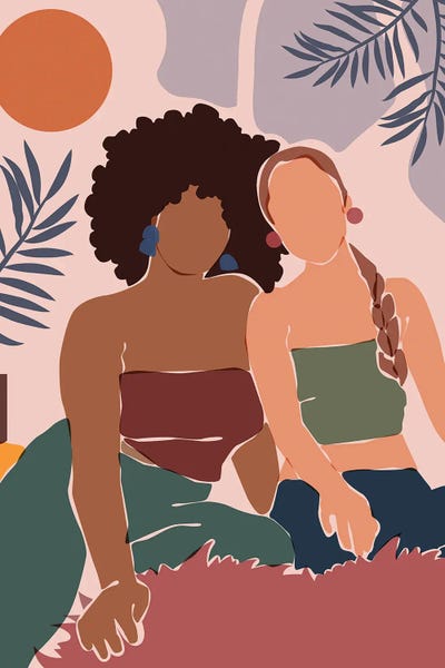 Chill by Domonique Brown multi panel art