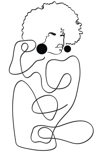 Domonique Brown: Matisse Noir I by Domonique Brown
