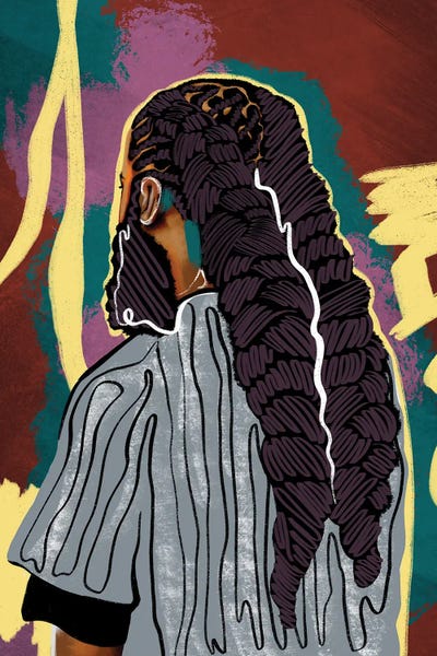 Pop Collage: Rockin' The Locs by Domonique Brown