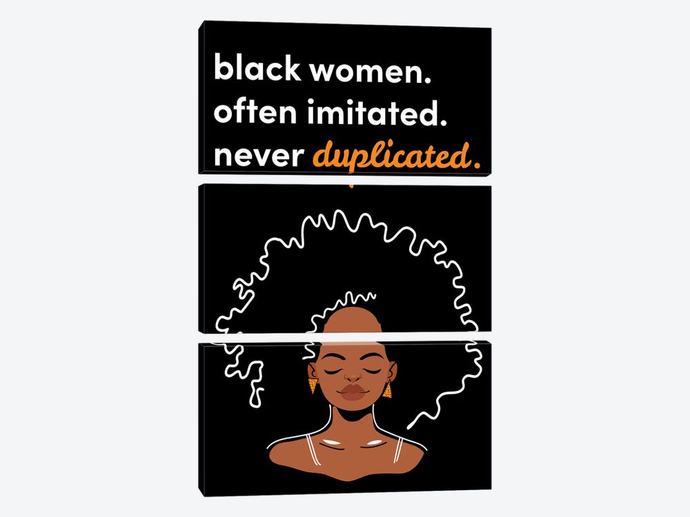 Never Duplicated by Domonique Brown 3-piece Art Print