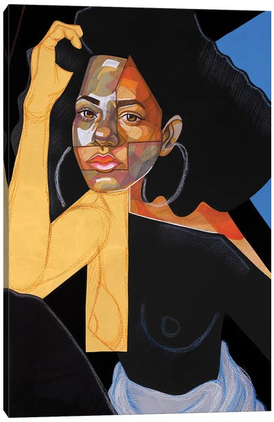 Black Picasso Canvas Art Print - Women's Empowerment Art