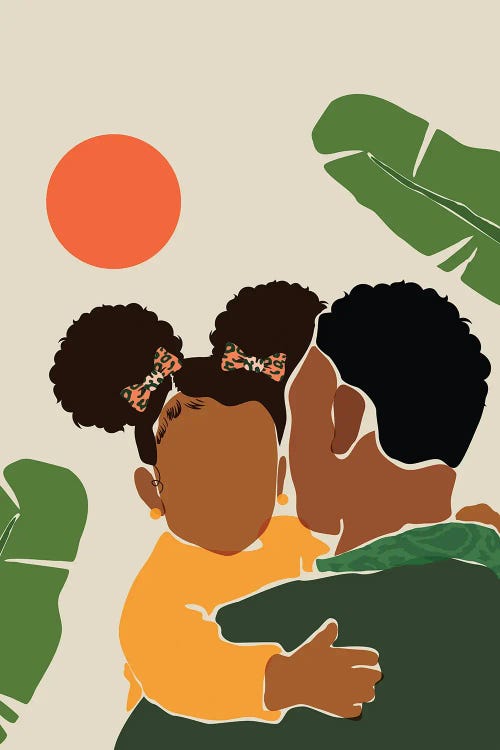 Girl Dad by Domonique Brown wall art