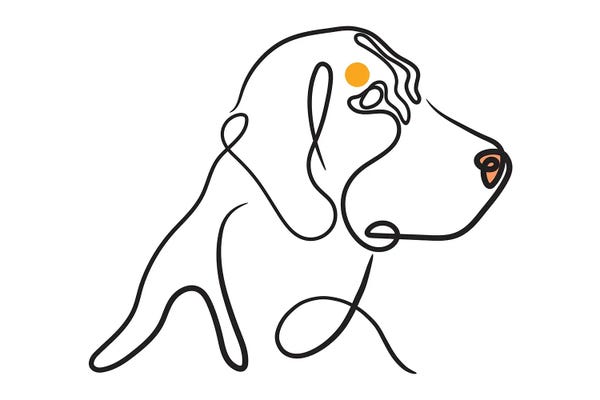 Labrador Retrievers: Rover by Domonique Brown