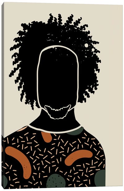 Black Hair IX Canvas Art Print - Domonique Brown