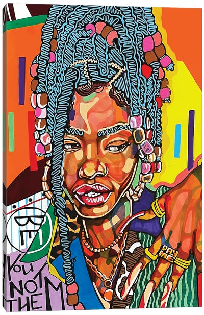 Be You Canvas Art Print - Women's Empowerment Art