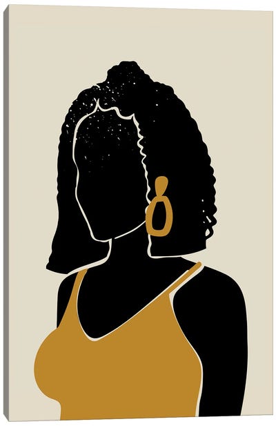 Black Hair XI Canvas Art Print - Domonique Brown