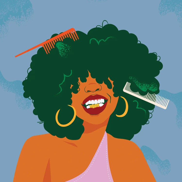 Gold Teeth Shorty by Domonique Brown wall art