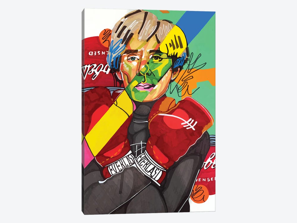 Andy Warhol by Domonique Brown 1-piece Canvas Art Print