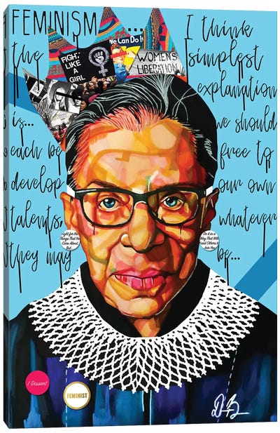 Ruth Ginsburg Canvas Art Print - Spotlight Collections