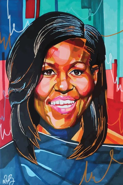 Domonique Brown: Michelle Obama by Domonique Brown