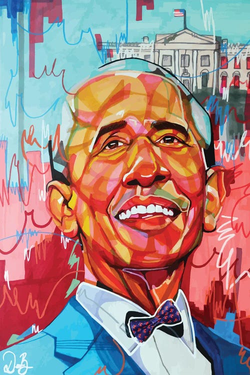 Barack Obama by Domonique Brown wall art