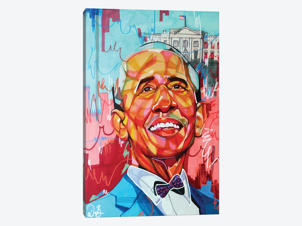 Barack Obama by Domonique Brown 1-piece Canvas Print