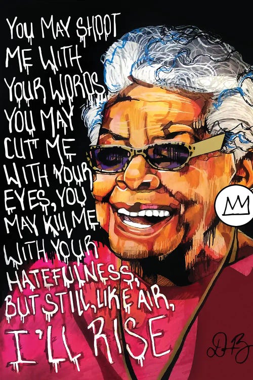 Maya Angelou by Domonique Brown wall art