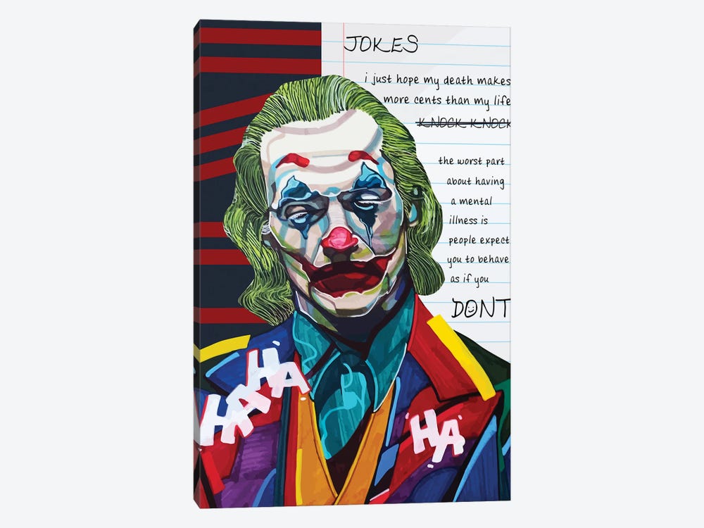 Joker by Domonique Brown 1-piece Art Print