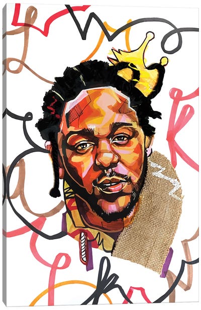Kendrick Lamar Canvas Art Print - Domonique Brown