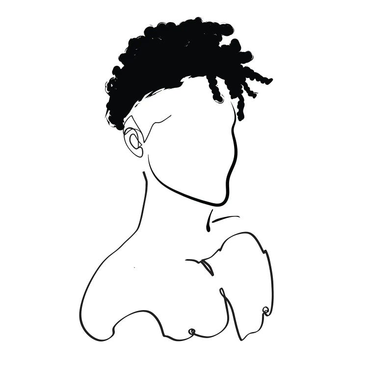 Nude in Black No. 1 by Domonique Brown wall art