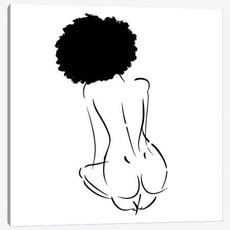 Nude in Black No. 2 Canvas Print #DMQ59} by Domonique Brown Canvas Wall Art