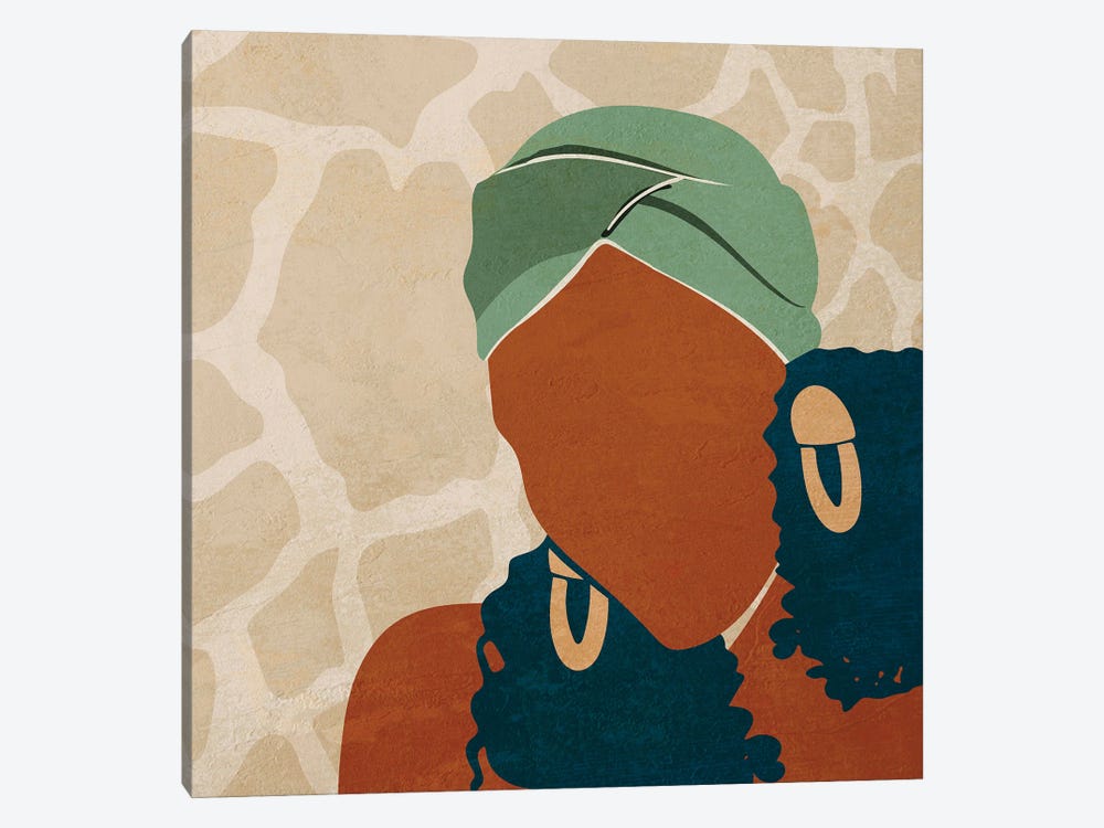Head Wrap No. 1 by Domonique Brown 1-piece Canvas Print