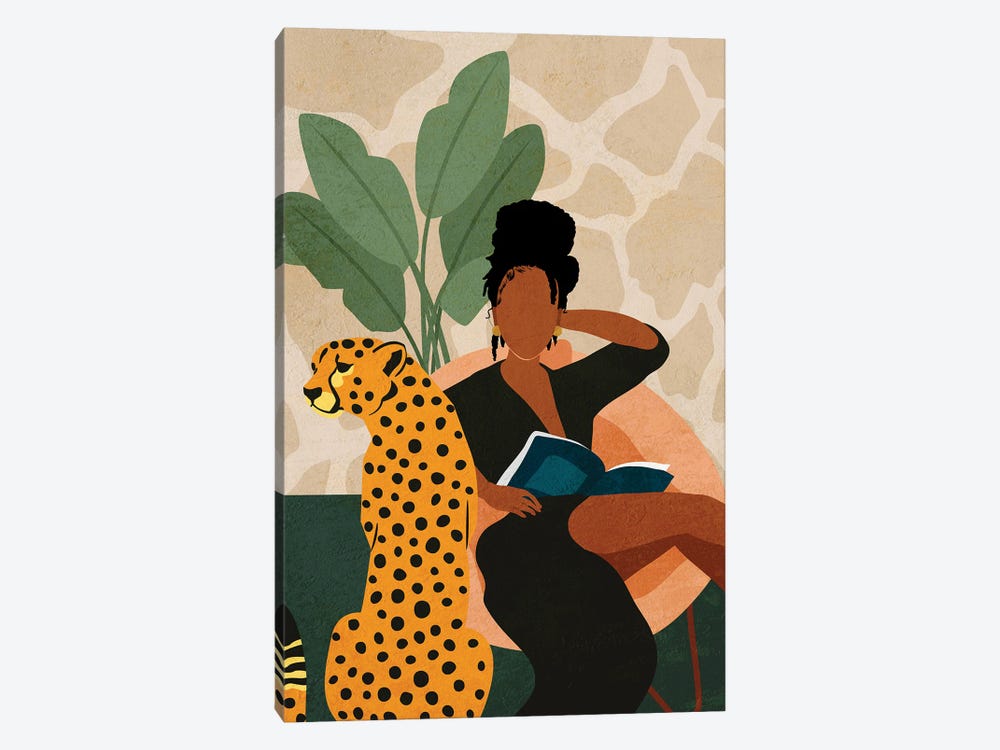 Stay Home No. 1 by Domonique Brown 1-piece Canvas Print