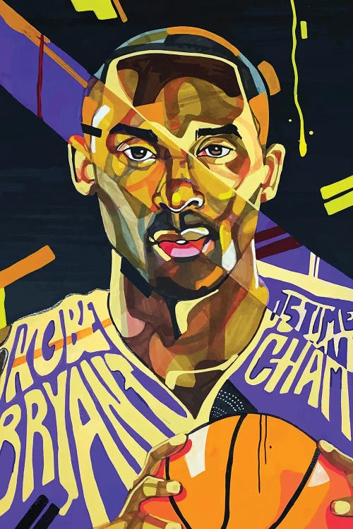 Kobe Bryant by Domonique Brown wall art