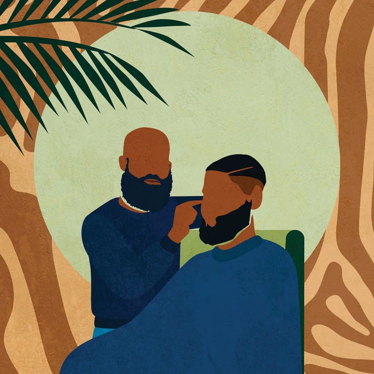 Barbershop No. 1 by Domonique Brown wall art