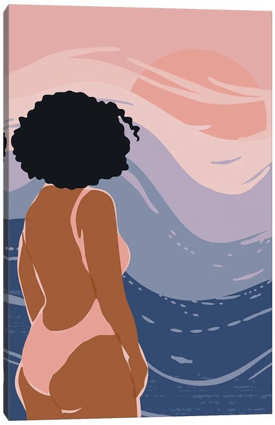 Tans and Sands Canvas Art Print - Women's Swimsuit & Bikini Art