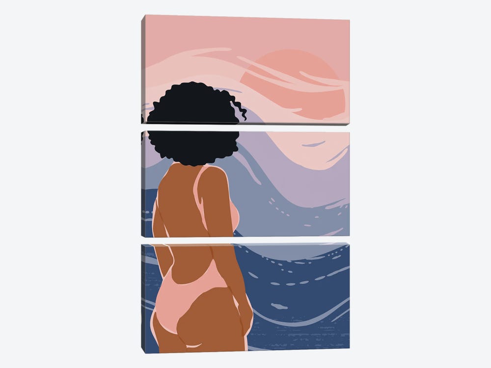 Tans and Sands by Domonique Brown 3-piece Canvas Wall Art