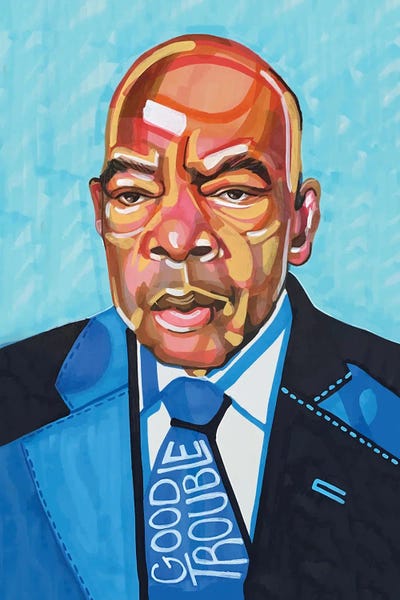 African American Art: John Lewis by Domonique Brown