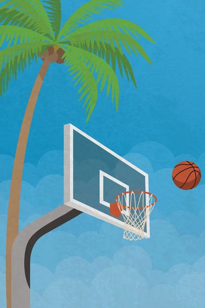 Kids Sports Art: Street Ball by Domonique Brown